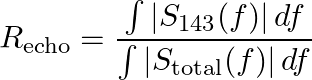 Glow metric G = P143 / P_total